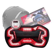 Brake Free Helmet Light - Smart Wireless Motorcycle Lights- Weatherproof LED ...