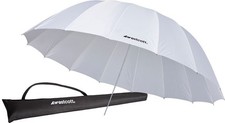 4632 7-Feet White Diffusion Parabolic Umbrella