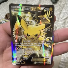 Pokémon Pikachu EX XY124 XY Full Art Holo Promo 130 HP Pokémon TCG Age 6+ on eBay