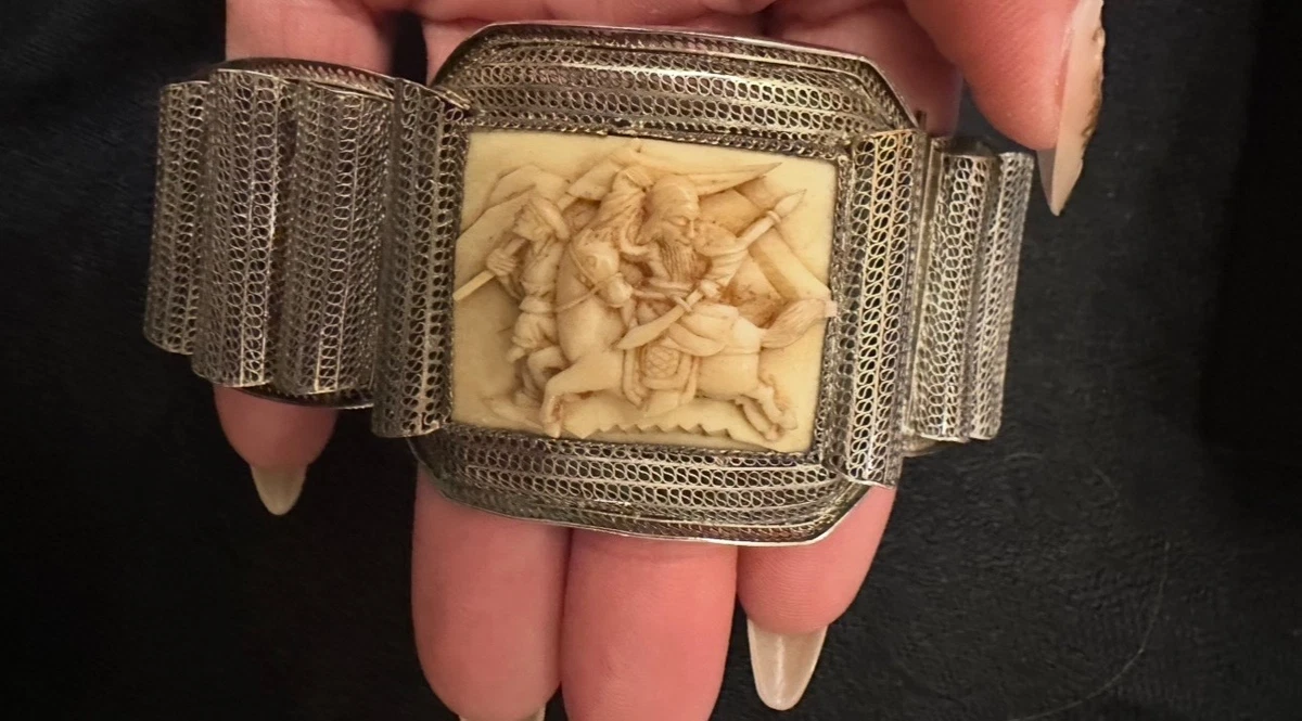 Silver Chinese Bracelets 1900-1940 for sale | eBay