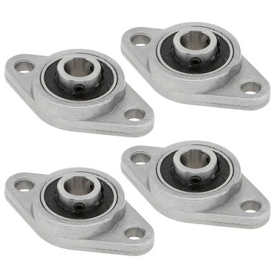 DiGiYes 4Pcs KFL08 8mm Inner Bore Mounted Flange Mounted Pillow Block Bearing...