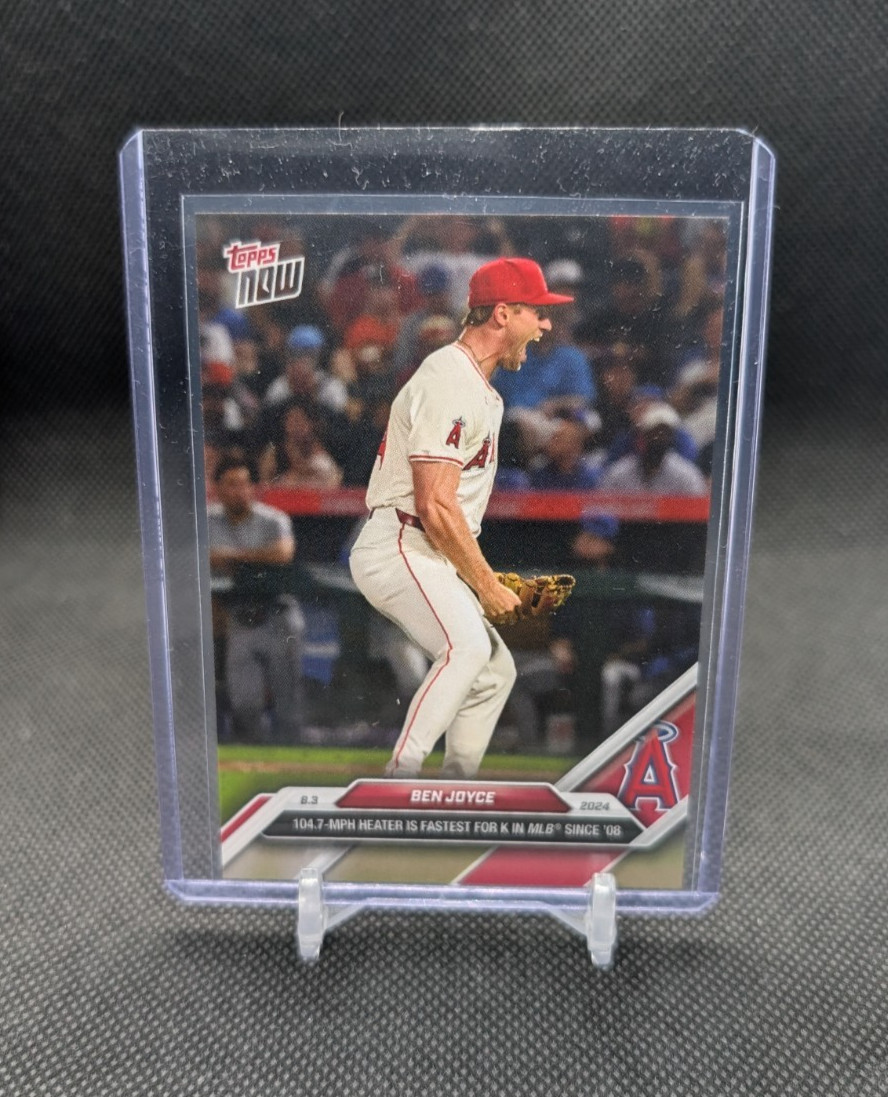 Ben Joyce 2024 Topps Now Road to Opening Day Angels 104.7 MPH #509 PR: 957
