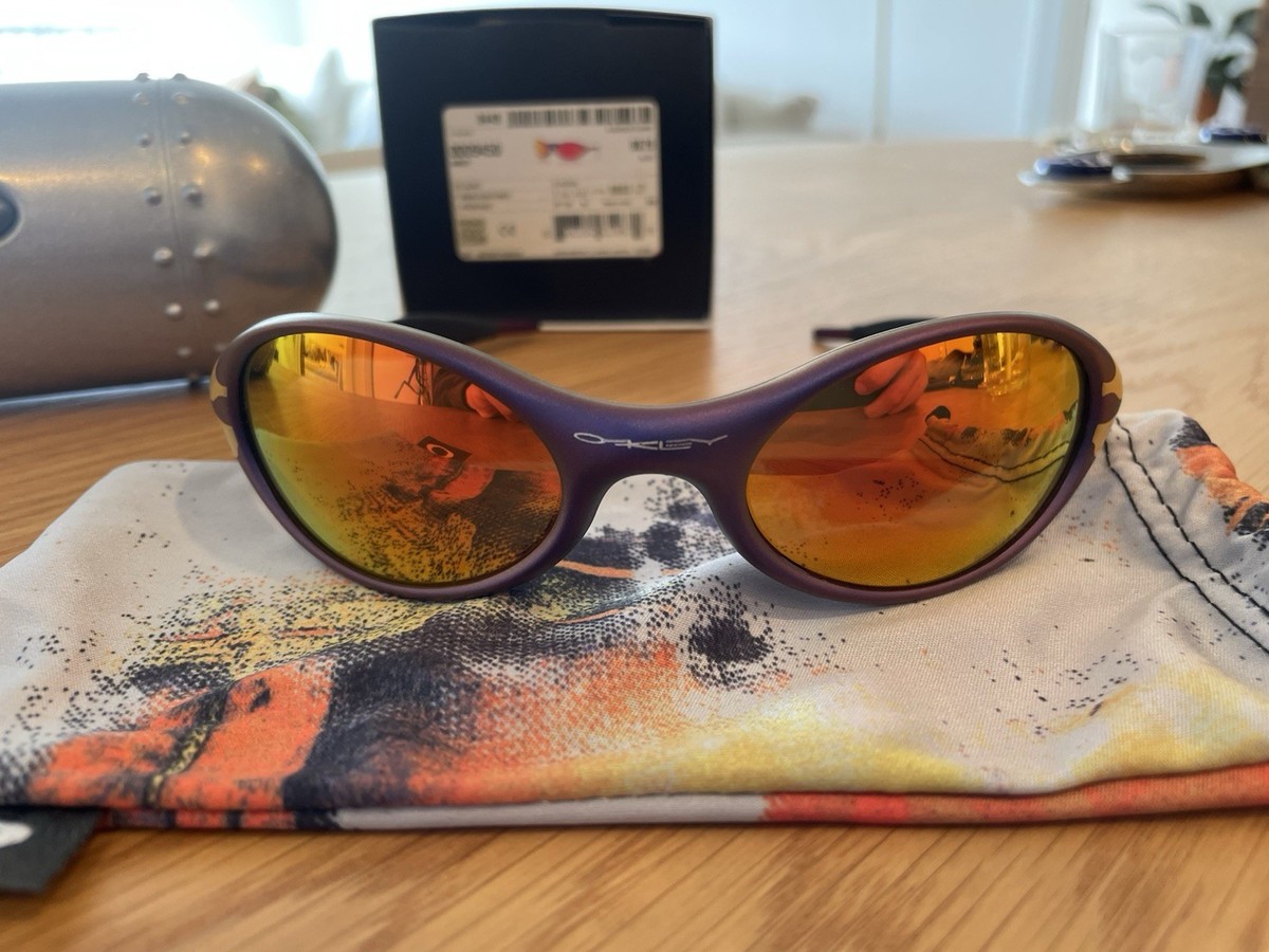 Oakley × Brain Dead eye jacket 24FW Oakley Eye Jacket Brain Dead Planet X Prizm Violet y2k