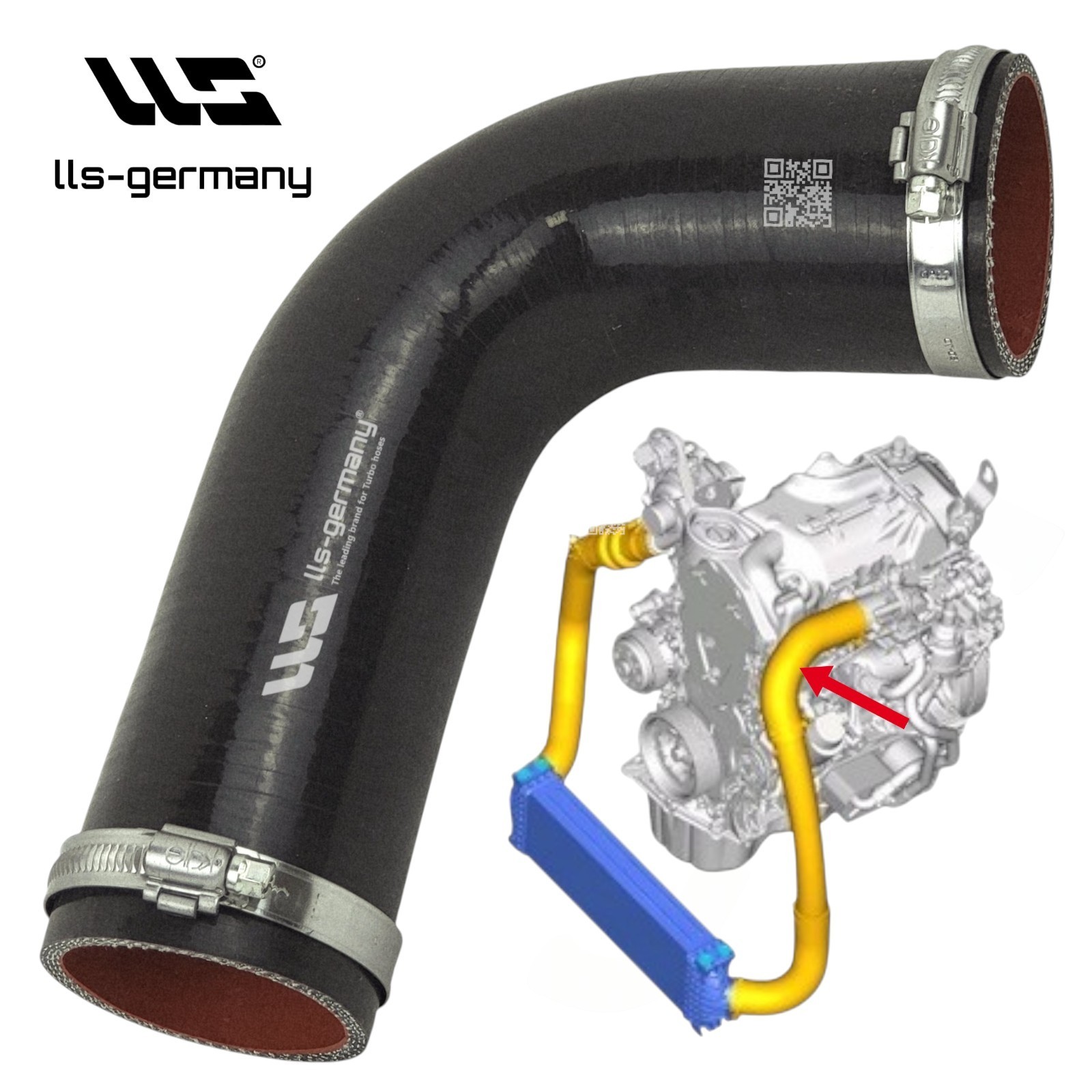 Reinforced Charge Air Hose For FORD TRANSIT BUS V363 2.0 EcoBlue 2573977 Top