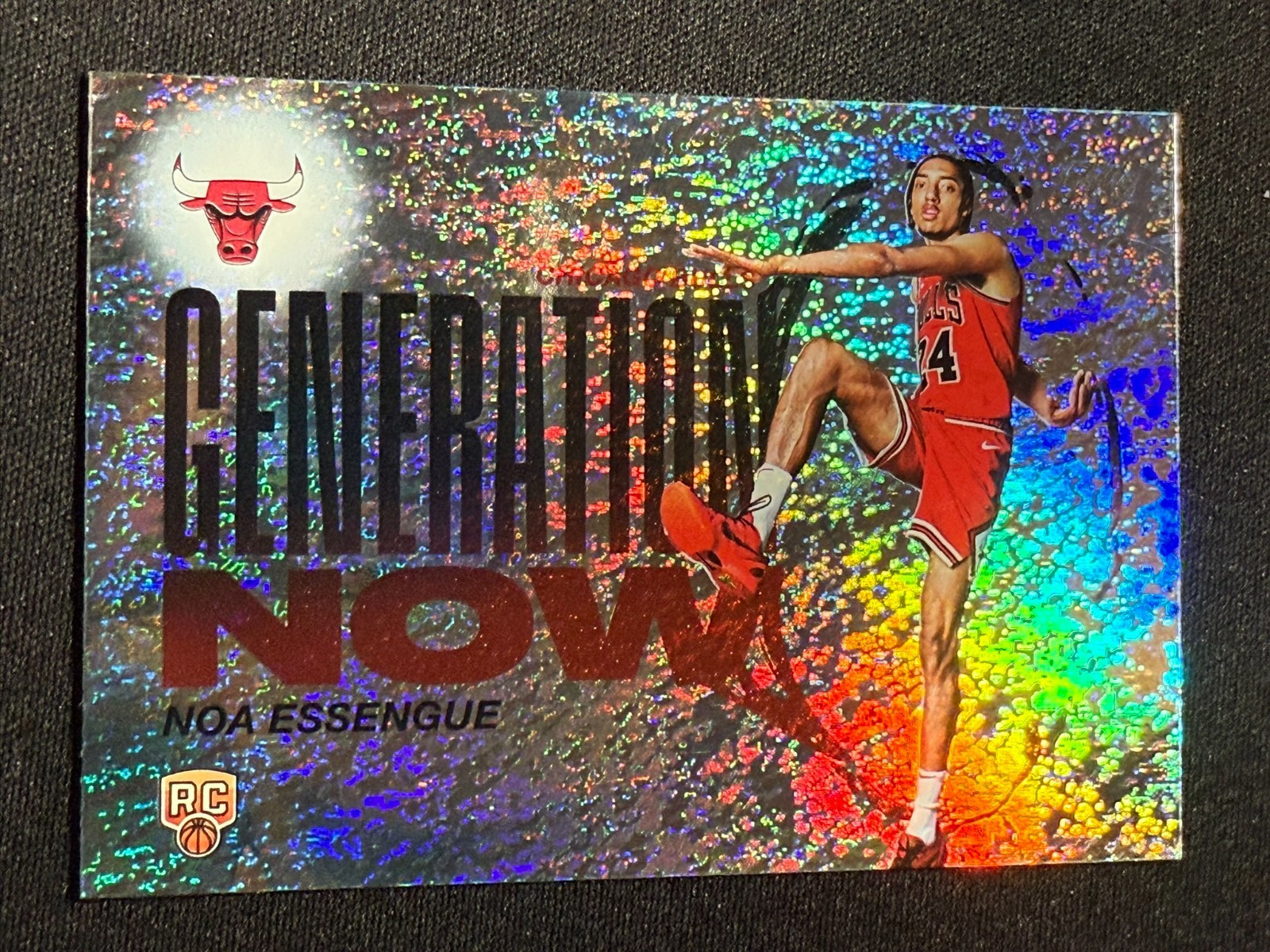 2025-26 Topps Generation Now Holo Foil #GN-12 Noa Essengue (RC) Chicago Bulls