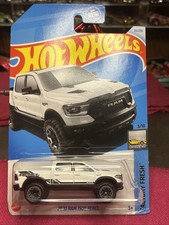 2024 Hot Wheels 2020 RAM 1500 REBEL 24 Factory Fresh 3/10 White