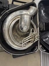Dynasty USA M890 4 Valve Silver Sousaphone