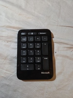 Microsoft 1558 Sculpt Ergonomic Number Key Pad Bluetooth 10 Key used free ship