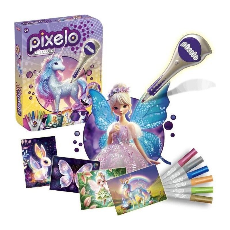 Pixelo Lansay métallique le cadeau créatif idéal pour enfant de 6 ans