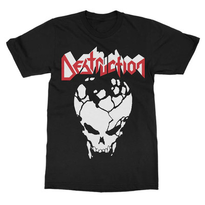 DESTRUCTION Band Black All Size 100% Cotton Shirt Gift For Fan
