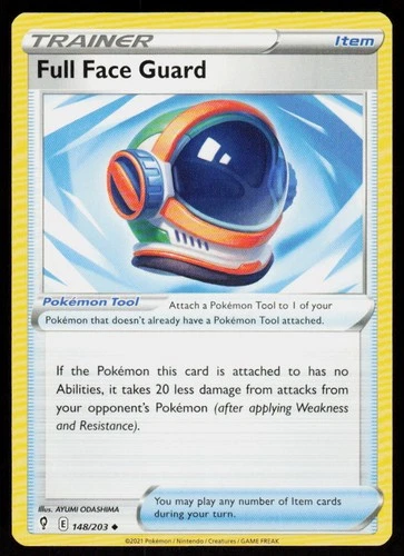 Full Face Guard 148/203 Uncommon Evolving Skies Pokemon Near Mint