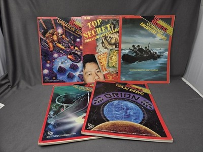 Vintage 1980's TOP SECRET S.I. TSR Role Playing Game Sourcebooks Lot