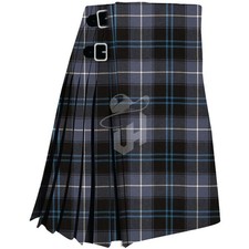 Heavy Acrylic Wool Men s Kilt with Leather Straps and Adjustable Fit