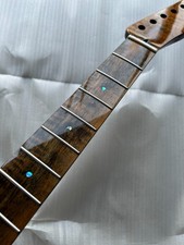 DIY Gloss 22 Fret Roasted Flame maple Electric guitar Neck Replacement