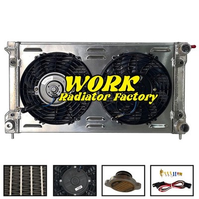 Radiator +Shroud Fan Fit 1980-1992 GOLF MK1/2 MK1 MK2 GTI/SCIROCCO 1.6L 1.8L