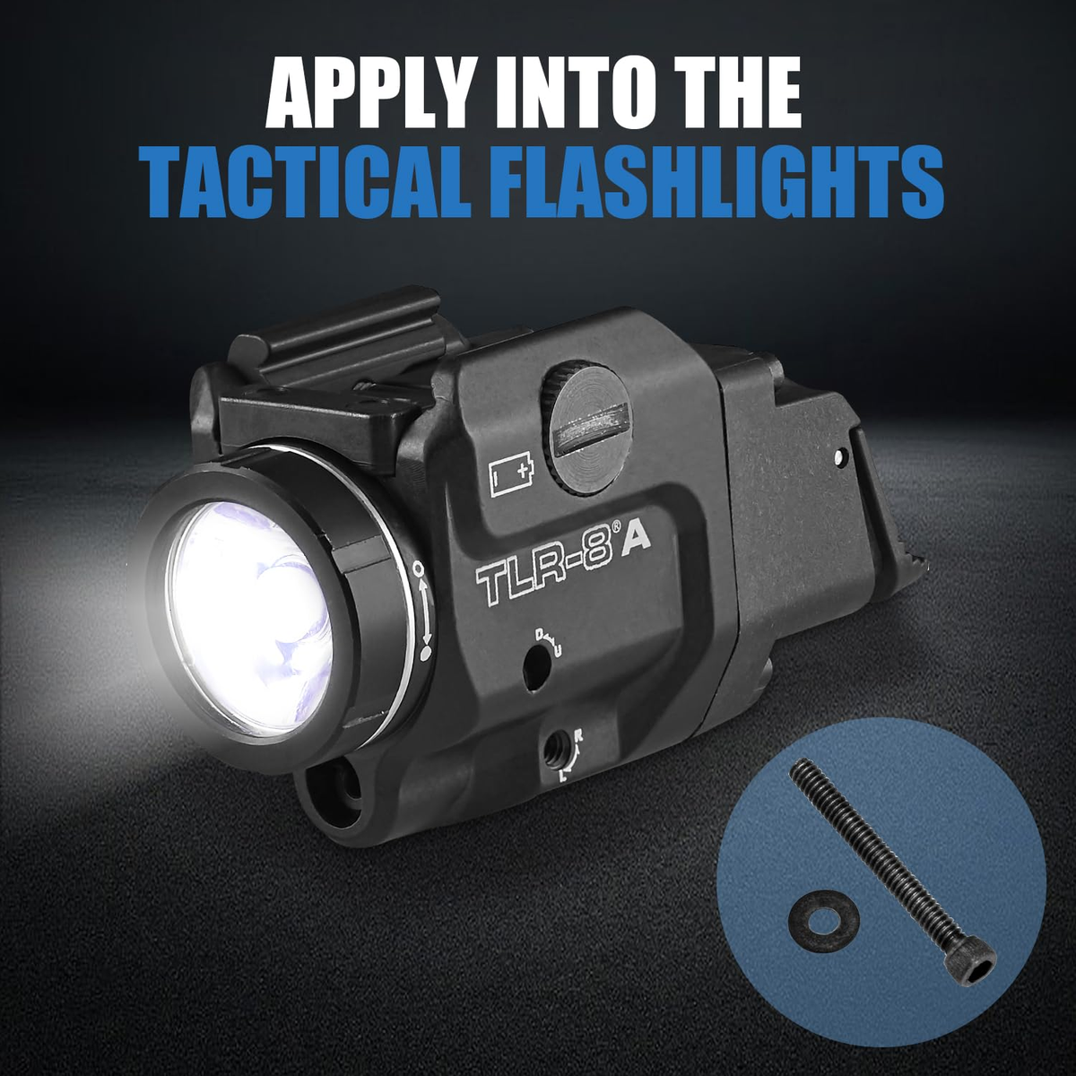 streamlight tlr 1 hl earless screw flashlight 69164 Clamp Assembly Kit Fit for Flashlights TLR-1 HL Earless Screw Swap