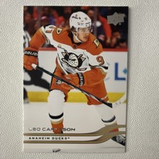 Upper Deck 2025-26 Series 1 Leo Carlsson #2 Anaheim Ducks NHL Hockey Card