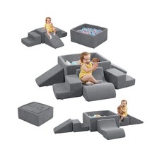 Soft Foam Climbing Blocks and Ball Pit 6PCS Toddler Climbing Toys I... Fast Ship