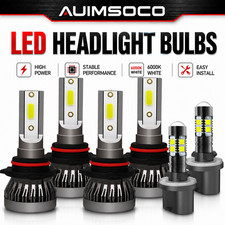 Led Headlights Fog Lights Bulbs For Chevy Tahoe 2000-2006 Silverado 1999-2002