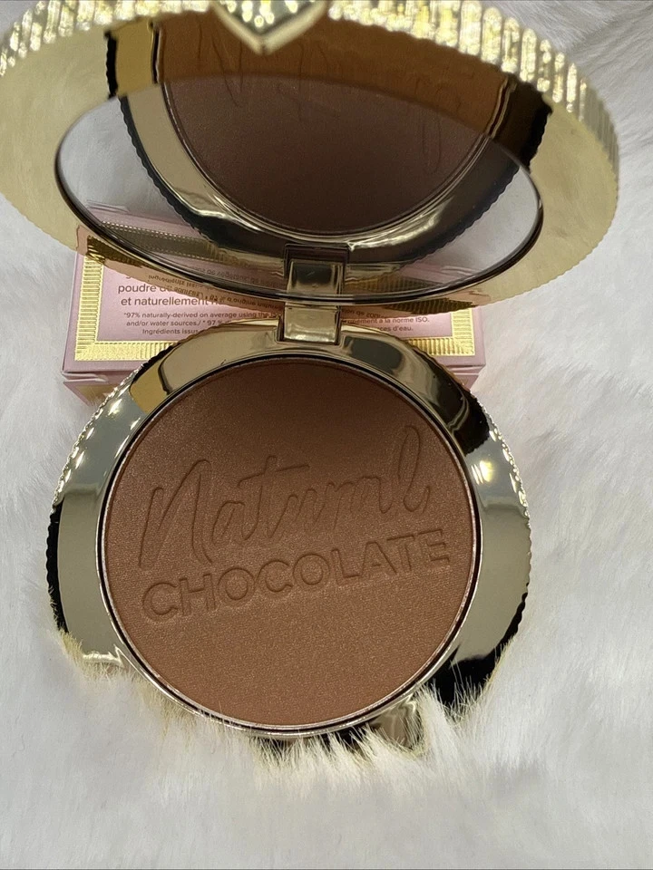 Too Faced Chocolate Soleil Natural Bronzer In Caramel Cocoa Glow Bronzer 9g NIB - Image 2 of 4
