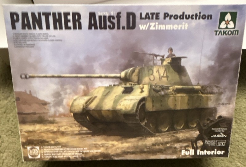 Takom 1:35 Panther Ausf. D Late Production Zimmerit Full Interior Kit 03.012104