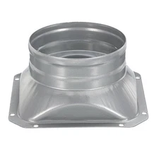 4 Inch Duct Connector Flange Metal Straight Pipe Flange Interface Air Duct