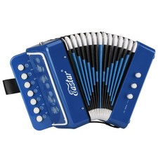 Kids Accordion Toy Accordian Mini Musical Instruments 10 Keys Button for Chil...