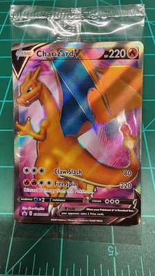 Charizard V SWSH050 Promo Holo Rare Pokemon Trading Card Factory Sealed