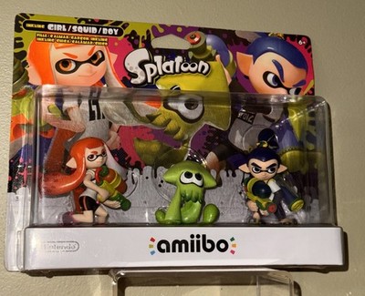 Nintendo Splatoon Series 3-Pack Amiibo Figures for sale online | eBay