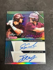 Jace Laviolette Gavin Grahovac 2024 Leaf Vivid Colorful Combos #CD-13 4/9