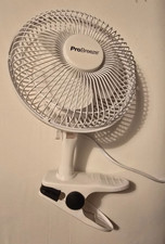 Pro Breeze 6 Inch Clip On Fan With 2 Speeds 360 Degree Rotations Silent Fan