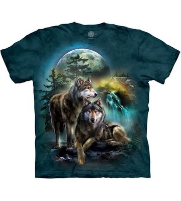 Camiseta gráfica para hombre The Mountain Wolf Lookout talla L - Imagen 1 de 2