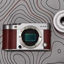 Fujifilm Fuji X-A3 24.2 MP Mirrorless Camera Brown Body Only - Gift lens