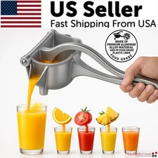 Heavy Duty Metal Manual Juicer Fruit Juice Squeezer for Pressing Lemons Oranges