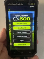 SkyCaddie SX500 Handheld Golf GPS Rangefinder - Black