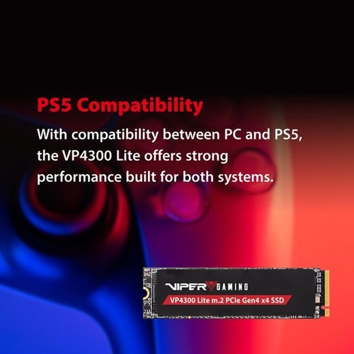 Lot SSD PS5 interne Patriot VP4300 Lite 500G 1 To 2 To 4 To M2 2280 PCIe Gen4 NVMe - Photo 13/17
