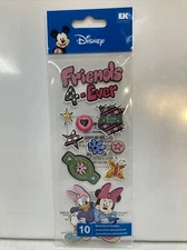 EK Success Disney 10 Dimensional Stickers Minnie & Daisy Scrapbooking Crafts NIP
