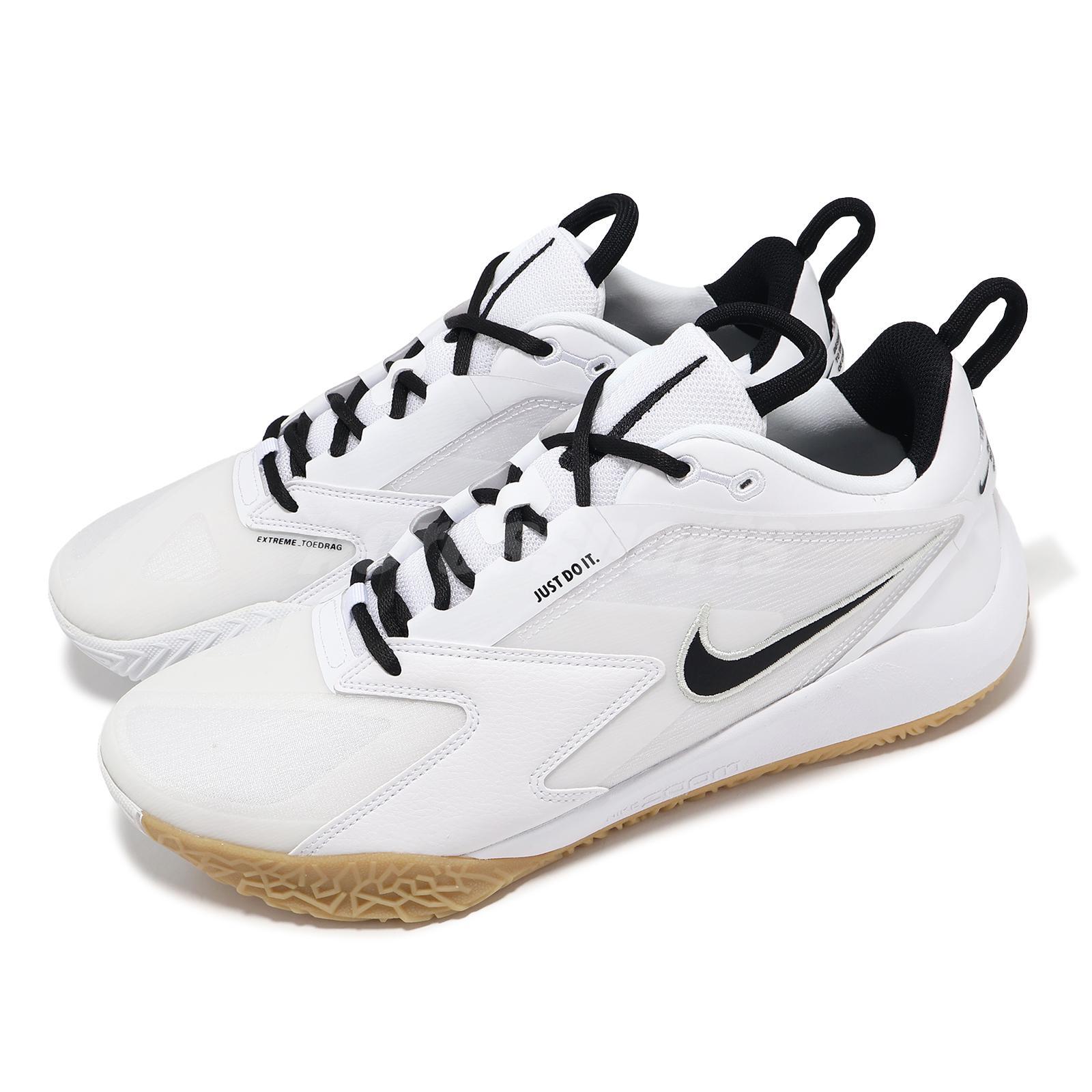Мужская спортивная обувь для волейбола Nike Air Zoom HyperAce 3 White Black FQ7074-101