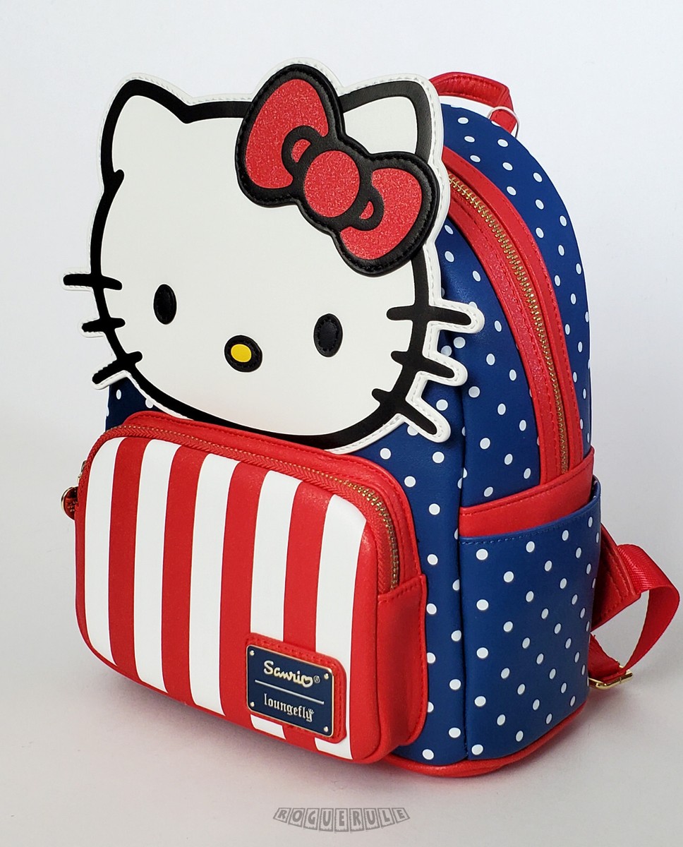 hello kitty bon voyage dome mini backpack 50th Anniversary Clear and Cute Cosplay Mini-Backpack are complemented by a clear PVC front pocket that brings a contemporary touch Hello Kitty Built Up Mini