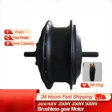 250W 350W 500W 36V 48V E-bike Brushless Motor Connector Front Rear Drive Motor