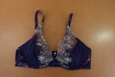 Adore Me Womens Size 36D Navy Floral Unlined ...