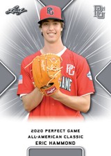2020 Eric Hammond Leaf Perfect Game Nike AA Classic Aflac Game-Day Rookie