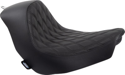 DRAG SPECIALTIES Solo Seat - Double Diamond - Black Stitching - FL/FX 0802-1513