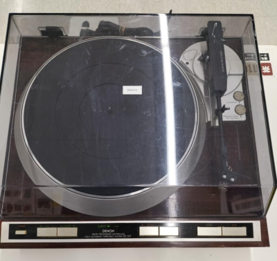 DENON DP-37F フルオートプレイヤー針付き DL-65 Denon DP-37F Fully Automatic Direct Drive DD Turntable Record