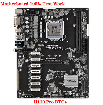 ASRock H110 PRO BTC+ マザーボード FOR Asrock H110 PRO BTC+ Motherboard Supports 6/7th Generation 100