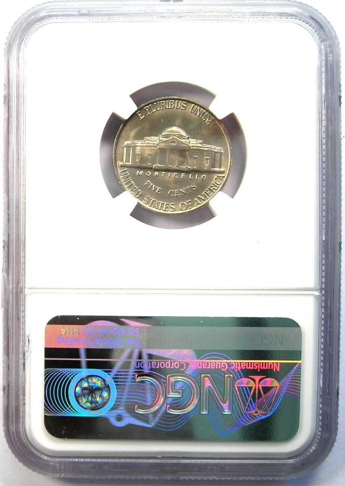 1963 Jefferson Nickel 5C - Certified NGC MS67 5 FS - Rare Grade - $4,500 Value! - Image 3 of 4