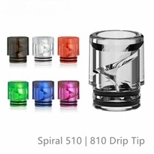 810 510 Inner Spiral Anti-Fry Plastic Cigarette Nozzle Drip TIP Random Color