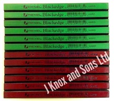 10 Rexel Blackedge Carpenters Pencil Mixed Hard Medium Wood Marking Carpenter