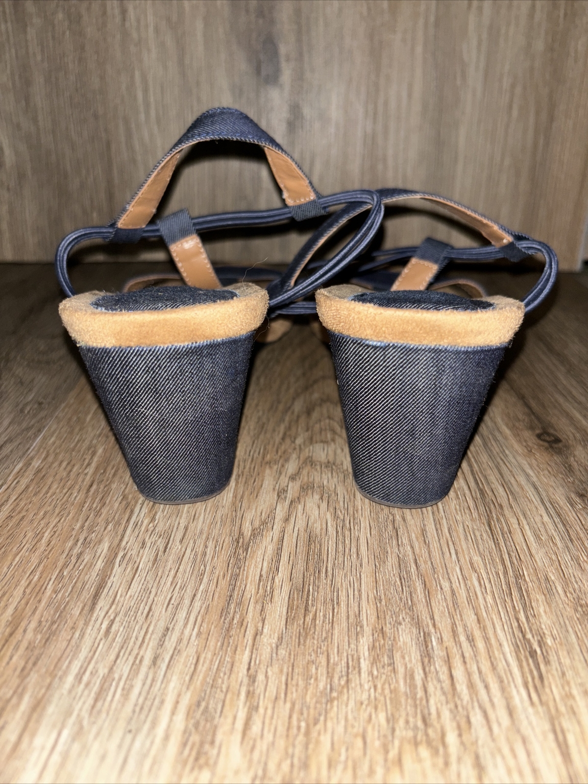 Sandali Slingback zeppa STYLE & Co da donna taglia 9 5 cinturino a T lotto di 3!