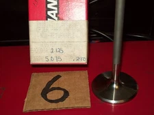 Manley titanium single valve/2.125 X 5.075/11/32 stem/NOS